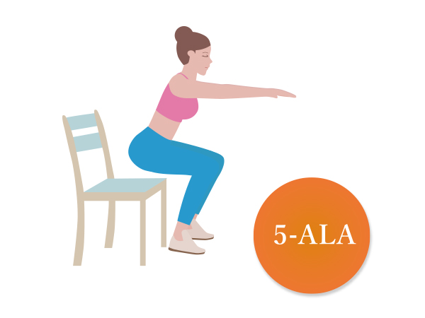 サルコペニアの改善に繋がる 5-ALA